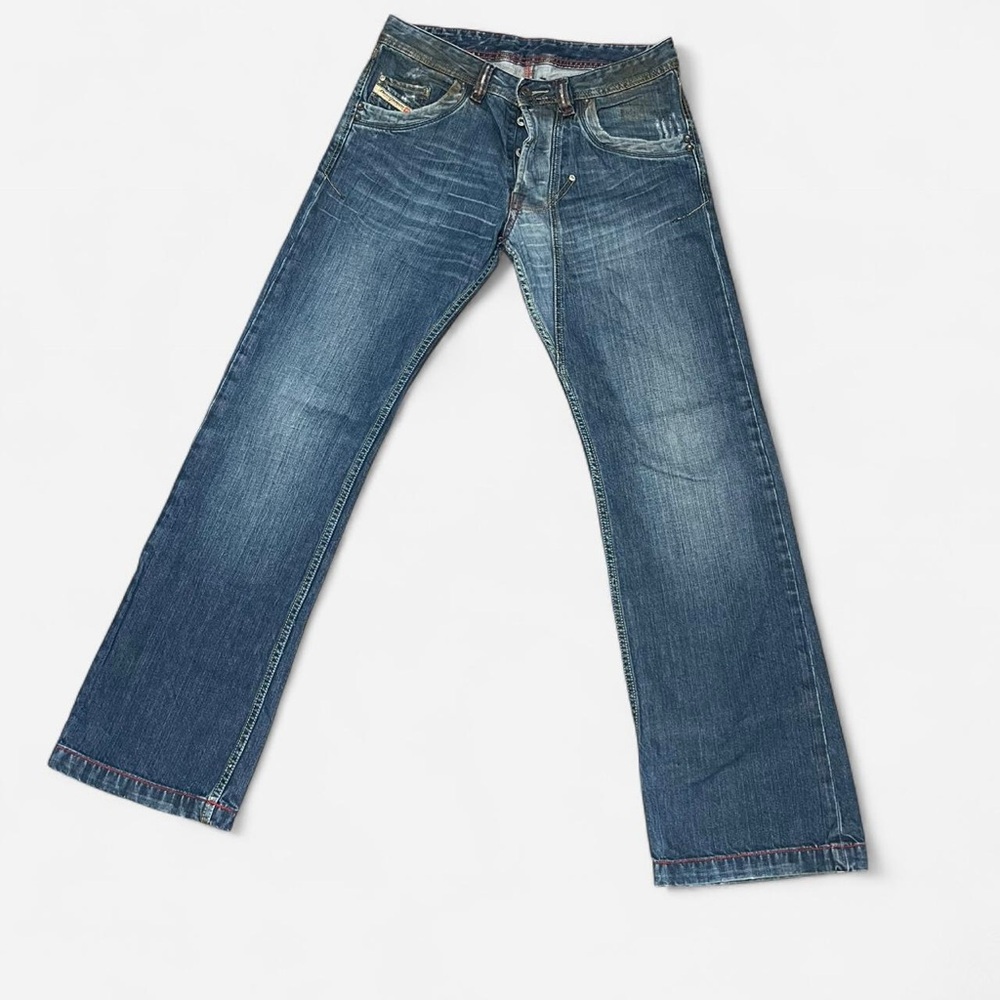 Diesel TIMMEN 30x32 w/ the coolest cuts and two tone denim